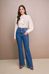 CALÇA FEMININA WIDE LEG YEXX JEANS