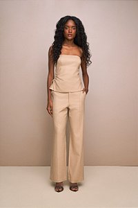 CALÇA FEMININA ALFAIATARIA YEXX CÓS TRANSPASSADO