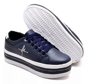 tenis azul marinho feminino casual
