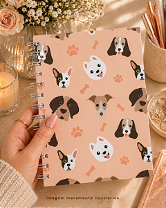 Caderneta de Saúde/Vacina Pet Premium Cachorro com acabamento artesanal - Personalizado