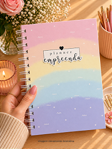 Planner do Empreendedor Permanente Premium com acabamento artesanal - Personalizado