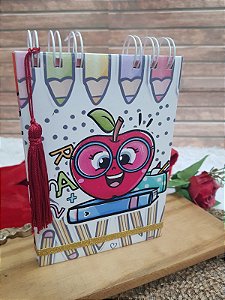Caderneta tamanho A6 80 folhas brancas - Personalizado