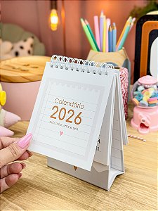 Calendário A6 Coleção 2026 - Personalizado
