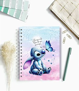 Caderno A5 STITCH  -  100 folhas pautadas - Personalizado