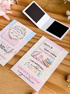 Marca Páginas com imã - Personalizado