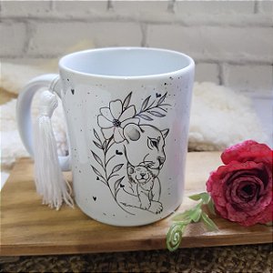 Caneca de Cerâmica Branca - Personalizado