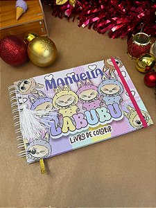 Livro de Desenhos Lububu - Personalizado
