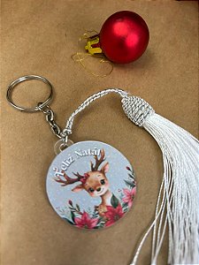 Chaveiro Redondo Frente e verso Acrílico - Personalizado