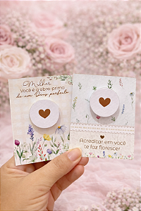 Card com Mini Hidratante Mulher - Personalizado