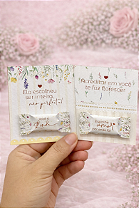 Card com Bala Mulher - Personalizado