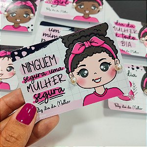 Card Brincos Mulher Incrível - Personalizado