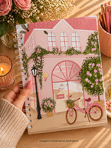 Caderno Premium Universitário 200 folhas com acabamento artesanal - Personalizado