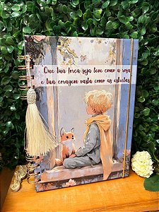 Caderno Premium A5 Pautado 100 folhas Folhas Coloridas com acabamento artesanal- Personalizado