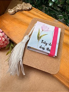 Tag com chaveiro Postit Premium com acabamento artesanal - Personalizado