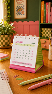 Calendário 2027 Mini - Personalizado