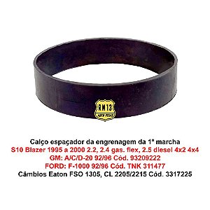 Calço Espaçador Engrenagem 1ª Marcha S10 Blazer A C 20 F1000