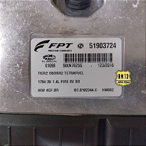 Modulo Central Injeção Siena Tetrafuel IAW4GFBR BC0102344C