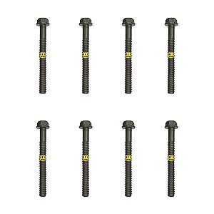 8 Parafusos Bloco Mancal Virabrequim GM 1.0 Turbo 55487412
