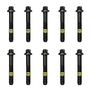 10 Parafusos Bloco Mancal Virabrequim GM 90502412 10mmx 64mm