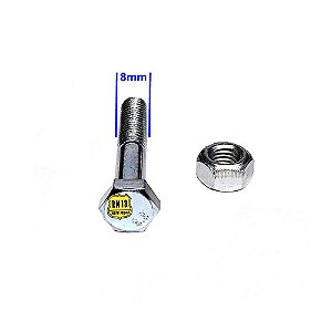 Parafuso Pivo Suspensão Bandeja Prisma Corsa Celta Agile 8mm