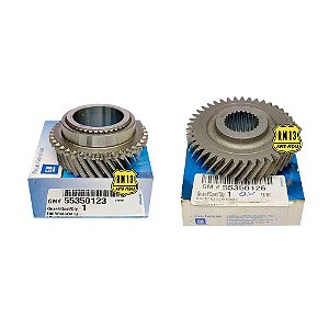 Kit Jogo Engrenagem 5ª GM F17 55350123 55350126 Genuina - RM