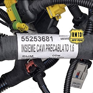 Chicote Injeção Motor Novo Palio 1.6 16V 12 a 15 55253681