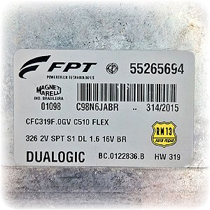 Modulo Central Cambio Novo Palio 1.6 Flex 14a17 55265694
