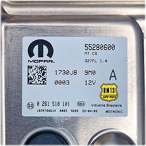 Modulo Central Injeção Novo Uno 1.4 Gas 16a21 55280600