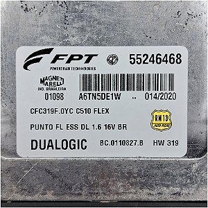 Modulo Central Cambio Punto 1.6 Dualogic Flex 13a17 55246468