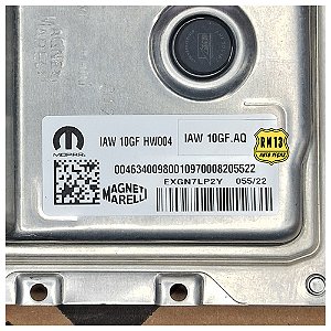 Modulo Central Injeção Argo 1.8 Automatico 20a22 46340098