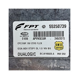 Modulo Central Cambio Idea 1.8 Dualogic Flex 11a16 55250739