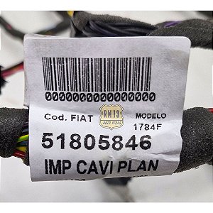 Chicote Central Painel Principal FIAT 51902047 51805846