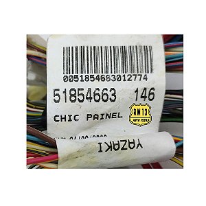 Chicote Central Painel Principal FIAT 51854663