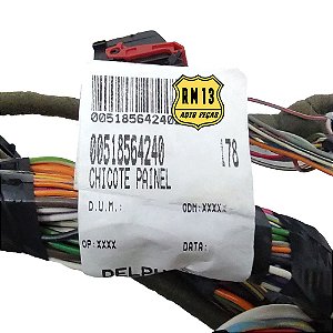 Chicote Central Instalação Painel Principal FIAT 51856424