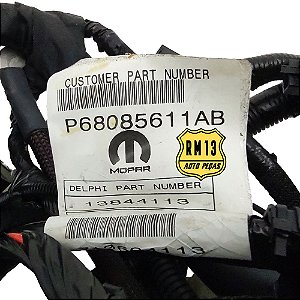 Chicote Dianteiro Caixa Fusivel FIAT 68085611AB 68085612AD