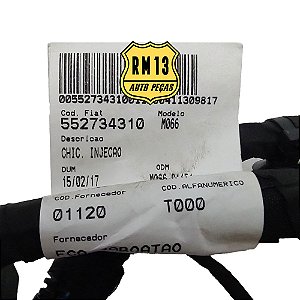 Chicote Injeção Motor Argo Cronos 1.8 16v Bz Manual 55273431