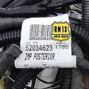 Chicote Instalaçao Eletrica Traseiro Posterior FIAT 52034623