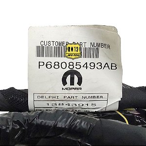 Chicote Eletrico Traseiro FIAT 68085493AB 68138989AB