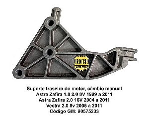 Suporte Traseiro Motor Astra Zafira 99-11 Vectra 06-11 Manua