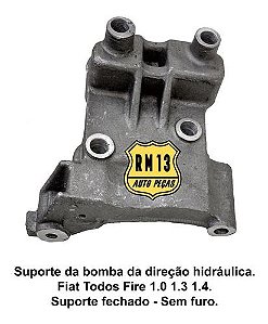 Suporte Bomba Direção Hidra. Fire Td Palio Siena Uno Fechado
