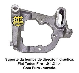 Suporte Bomba Direção Hidráulica Fire E Evo Todos Palio Siena Punto Strada Uno Doblo Fiorino Idea Mille Vazado 46752134