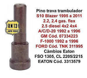 Pino Trava Trambulador S10 Blazer Ac20 F1000