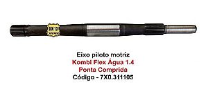 Eixo Piloto Kombi 1.4 Água Flex - Ponta Comprida