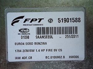 Modulo Injeção Palio Sie Fire 1.4 8v Benzina Iaw 4dfcb -novo