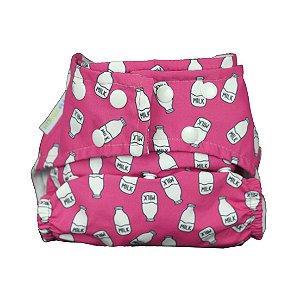 Fralda 3 em 1 Milk Rosa