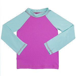 Camisa Manga Longa Rosa Chiclete | Aqua com FPU 50+