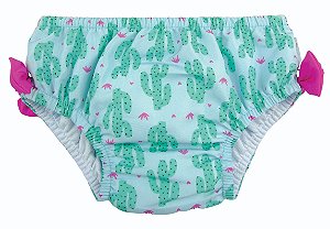 Fralda de Banho & Piscina Reutilizável Cactus