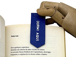 MARCADOR DE PÁGINAS MAGNÉTICO EM COURO SONECA