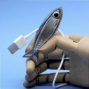 PORTA FIOS EM COURO SARDINHA