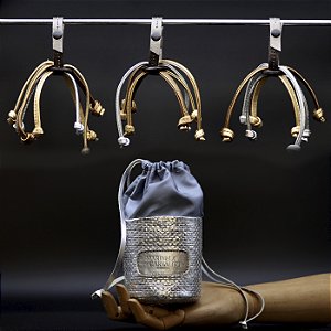 KIT DE CHARMS DE COURO PENDENTES DECORATIVOS FOGOS